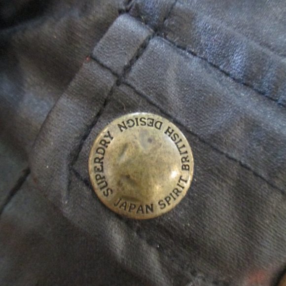 Superdry Limited Waxed Belted Short Trench Jacket - Picture 6 of 7